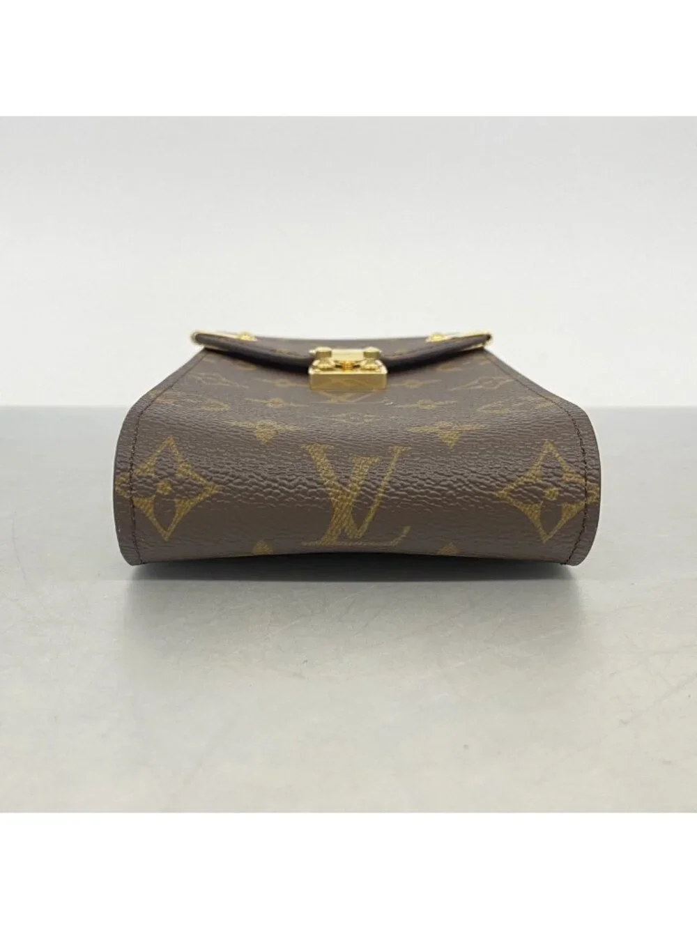 Louis Vuitton Shoulder Bag Monogram Phone Pouch Metis Brown